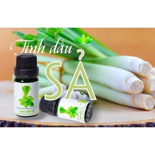 Tinh dầu SẢ CHANH, Lemongrass, chiết xuất thiên nhiên, thư giãn, lọ 10ml