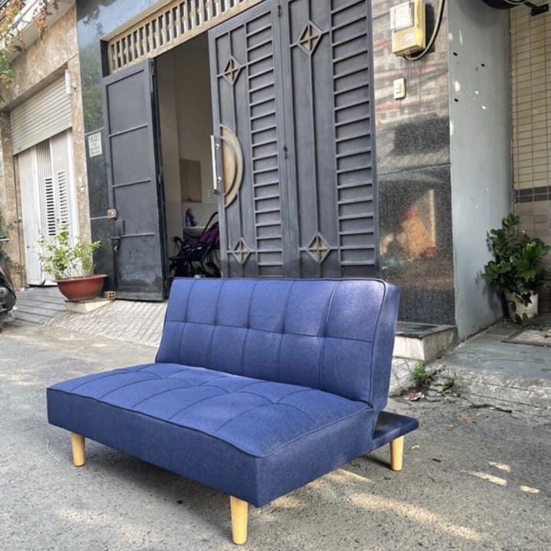 Ghế sofa bed giường nằm mini 1m2 thư giãn cao cấp 3 trong 1 chất vải mịn êm ái Trường Mai Sài Gòn