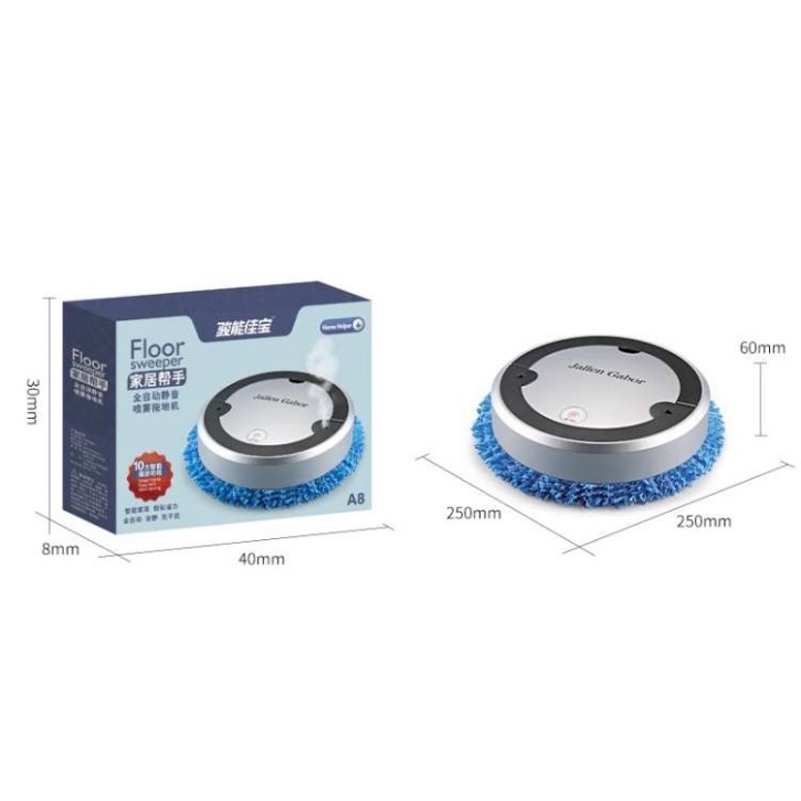 Robot hút bụi lau nhà JG A8 phiên bản nâng cấp của cây lau nhà tự vắt giúp cho nhà cửa sạch bụi bẩn