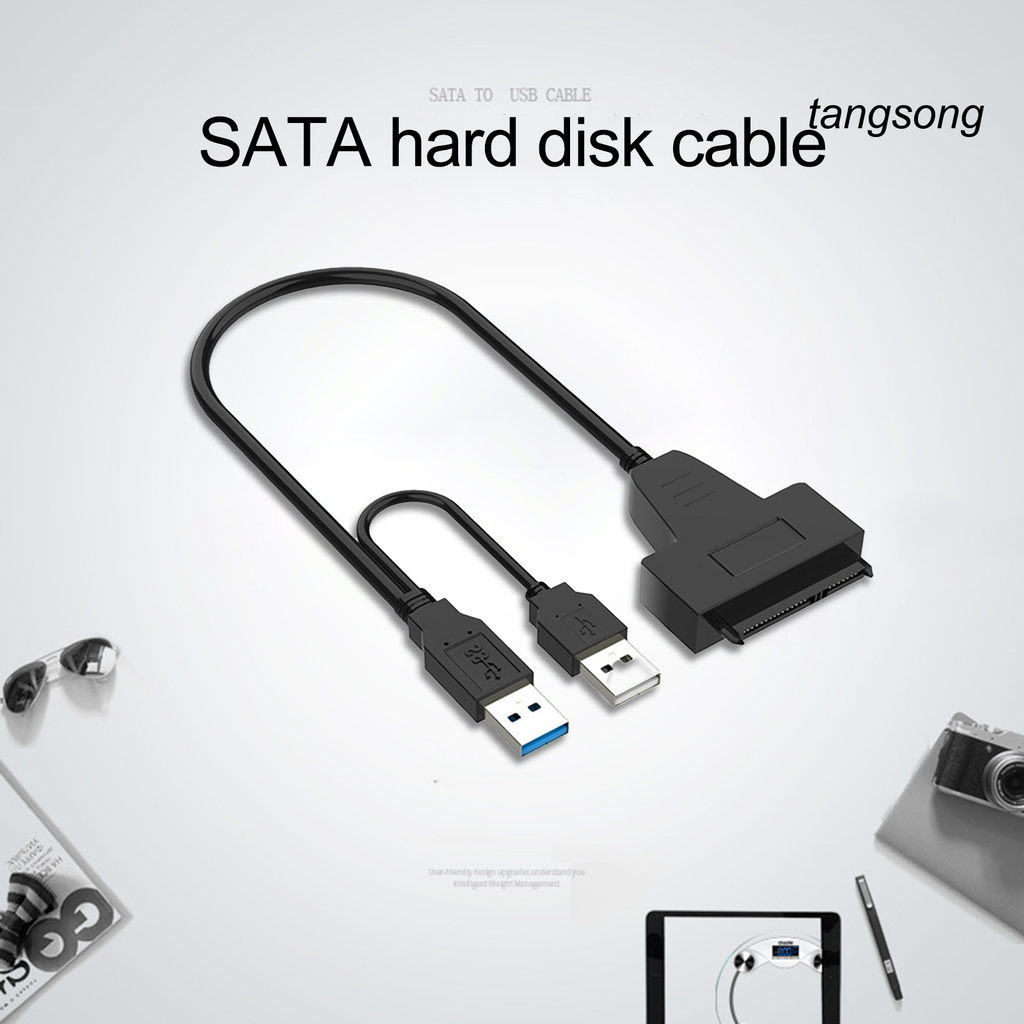 Cáp Chuyển Đổi Ts-Usb 3.0 Sang Sata Cho Ổ Cứng 2.5 / 3.5 Inch Ssd Hdd