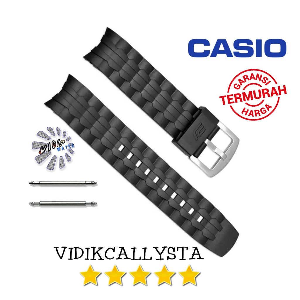 Dây đeo màu bạc cho đồng hồ casio EF550 EF 550 EF-550