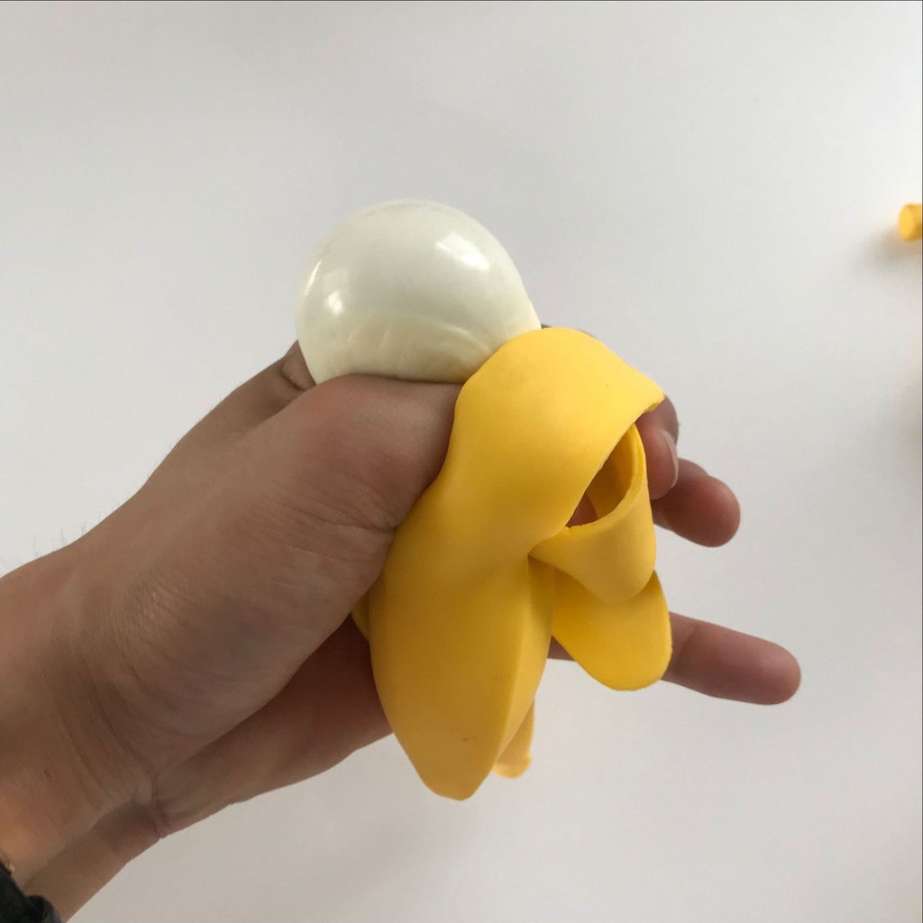  Gudetama chuối dai bóp dai mềm vàng squishy dùng mãi mua rẻ mua  C2200