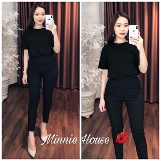 Áo thun trơn phom rộng