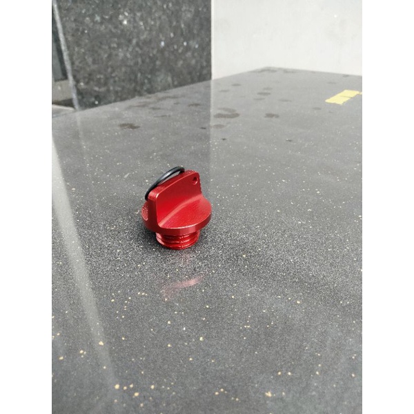 Nắp nhớt đồ chơi nhôm CNC nguyên khối.