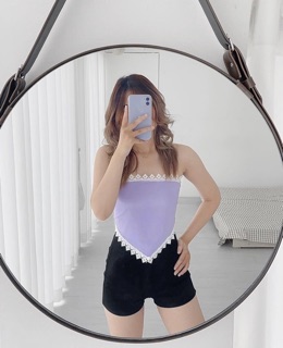 (có bán sỉ,ảnh thật,hoả tốc)🍉ÁO_CROPTOP_BANDANA🌽