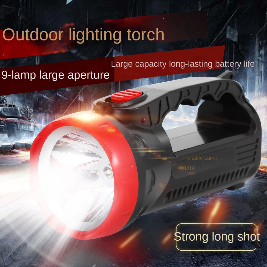 Đèn Pin LED Di Động Có Thể Sạc Lại Cho Hoạt Động Ngoài Trời