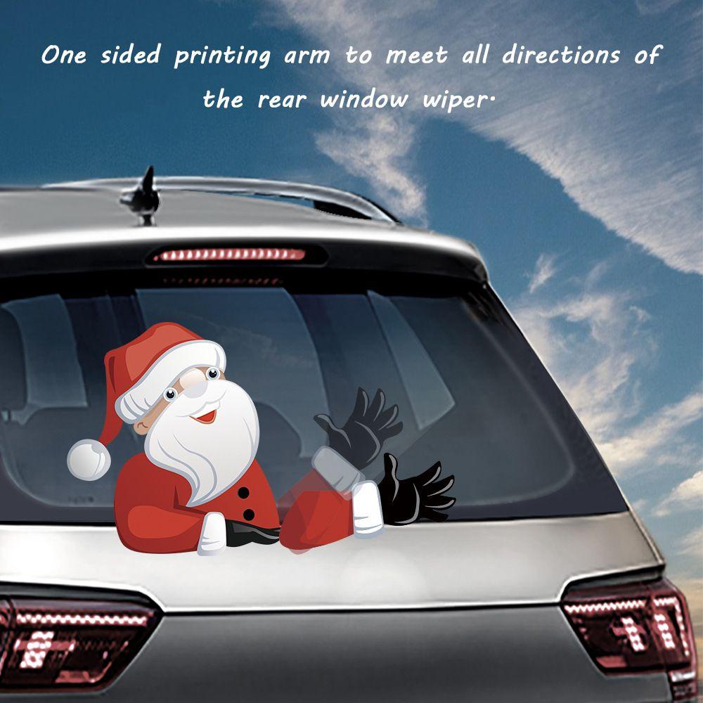 MAG Miếng Dán Trang Trí Cửa Sổ Xe Hơi Bằng PVC Phong Cách Giáng Sinh