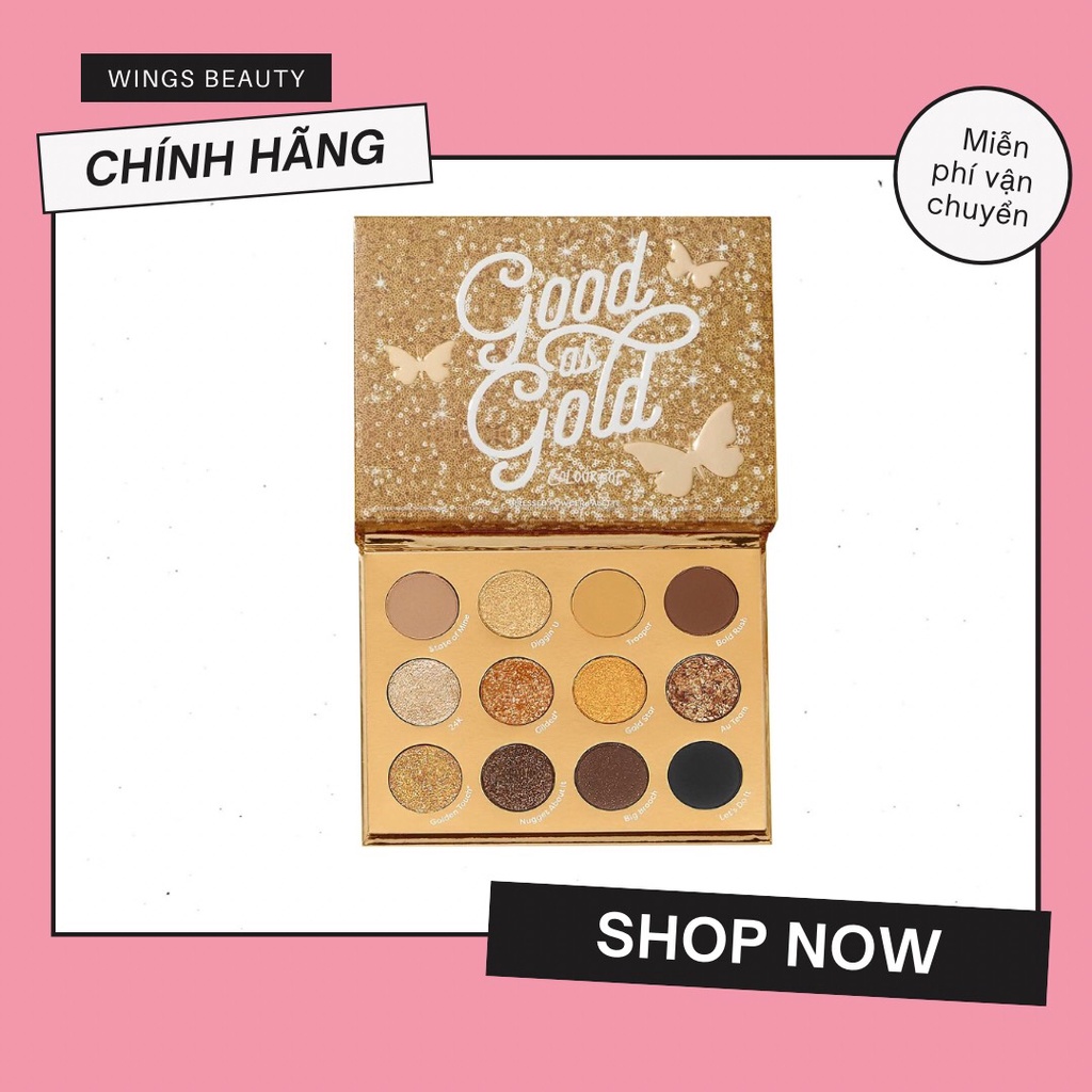 COLOURPOP - Bảng mắt Pressed Powder Palette (Good As Gold)