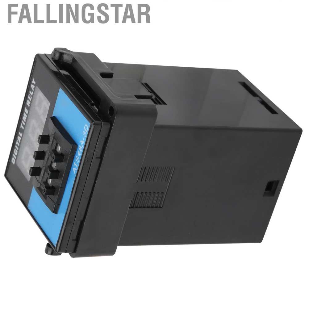 Fallingstar Time Relay  Digital Display Cycle Delay Switch Controller Timing Module ATS48A‑3D Timer 220V