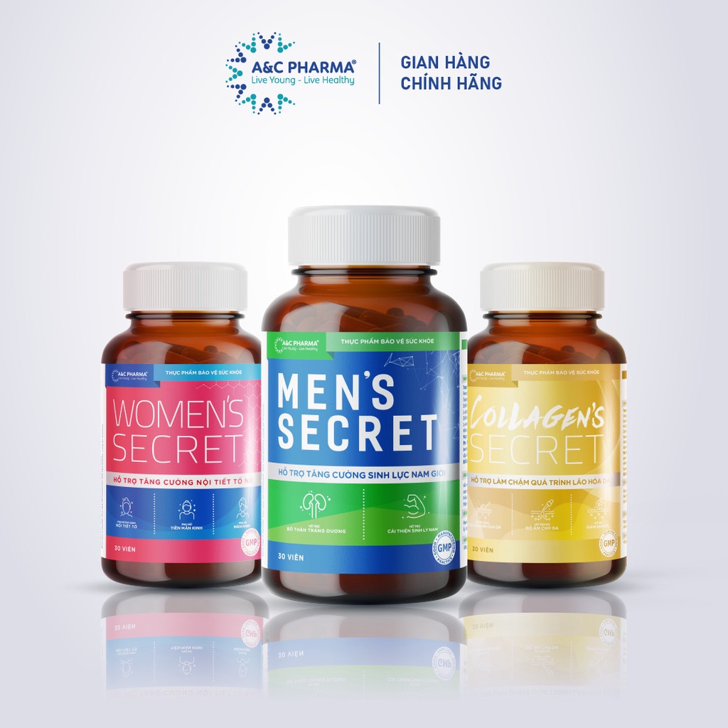 Combo Couple's Secret - Thực phẩm bảo vệ sức khoẻ cặp đôi 4.0