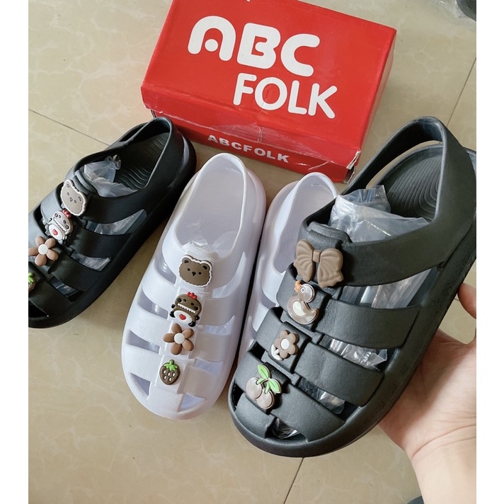 [HÀNG LOẠI 1]dép nữ hậu rọ xốp cao cấp siêu nhẹ sticker siêu cute