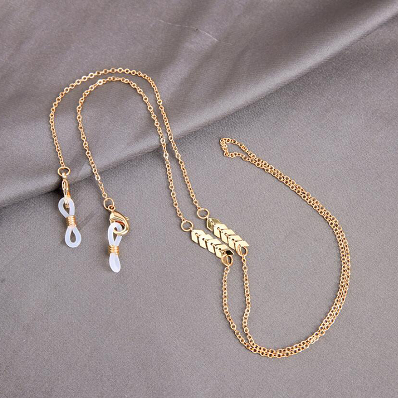 Dây đeo mắt kính đính ngọc trai giả thời trang dành cho nữ