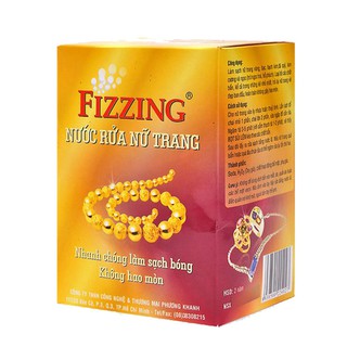 Nước rửa vàng bạc nữ trang Fizzing chai 35ml