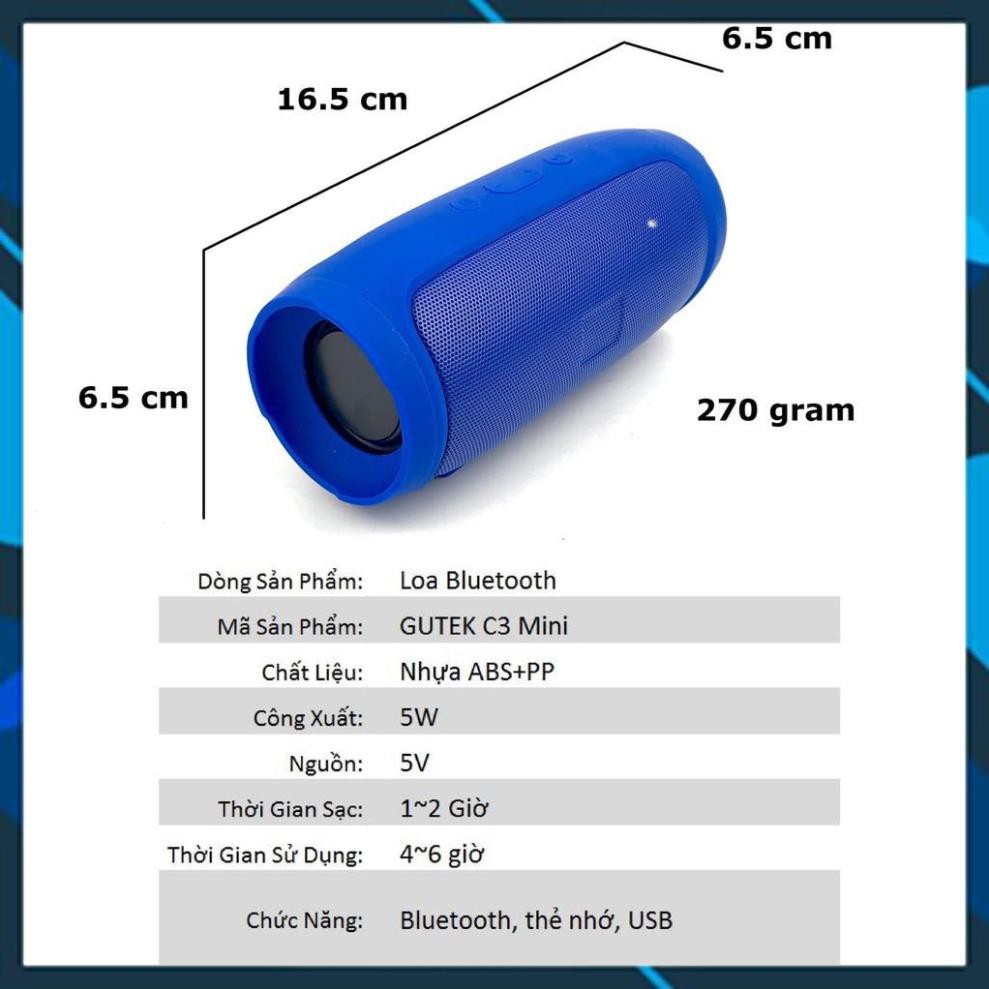 Loa Bluetooth Không Dây Mini 3 Kava Store Vỏ Nhôm Âm Thanh Sống Động Hỗ Trợ Khe Cắm Thẻ Nhớ Và USB Có Đài FM |Phutuan91