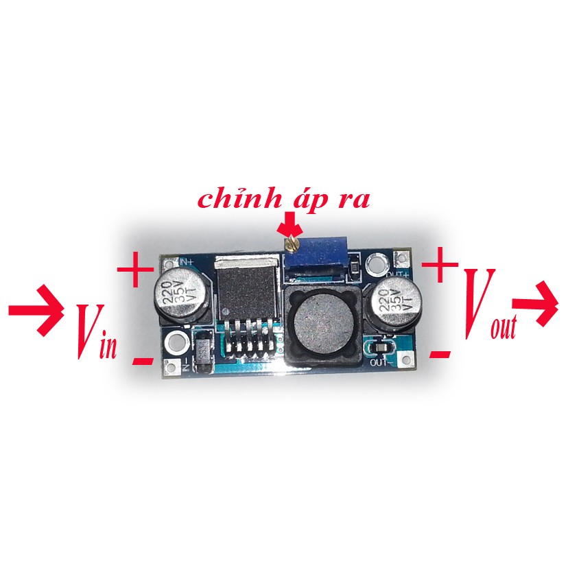 mạch hạ áp 3A (Module BUCK DC-DC 3A 4.5-30V)