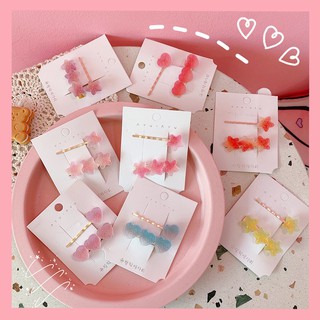 SET 2 KẸP TÓC HÌNH KẸO DẺO JELLY XINH XẮN CHO NỮ
