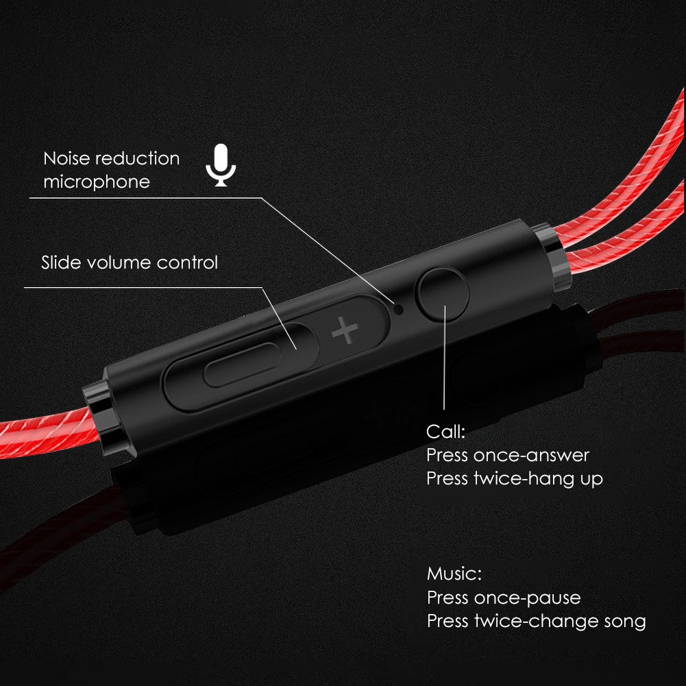 Tai Nghe Nhét Tai Jack 3.5mm Âm Thanh Hifi Thiết Kế Thời Trang