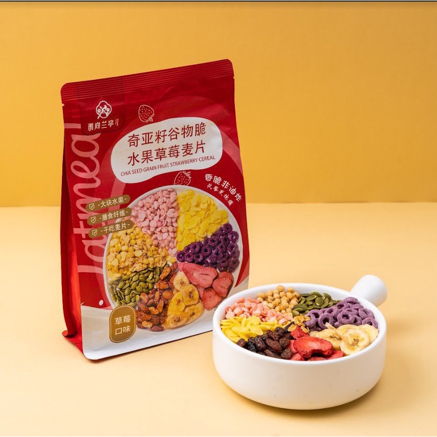 Ngũ Cốc Dinh Dưỡng Oat Meal Miêu Thượng Lan Đình- 400Gam Lượng đường thấp Eat Clean Tăng Giảm cân