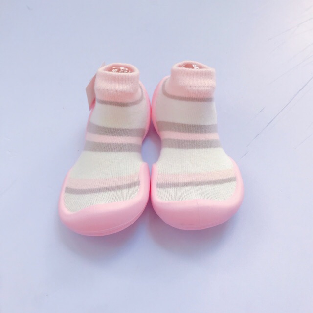 [Chính hãng Ggomoosin] Giày tập đi cho bé cưng Pink ring Pink