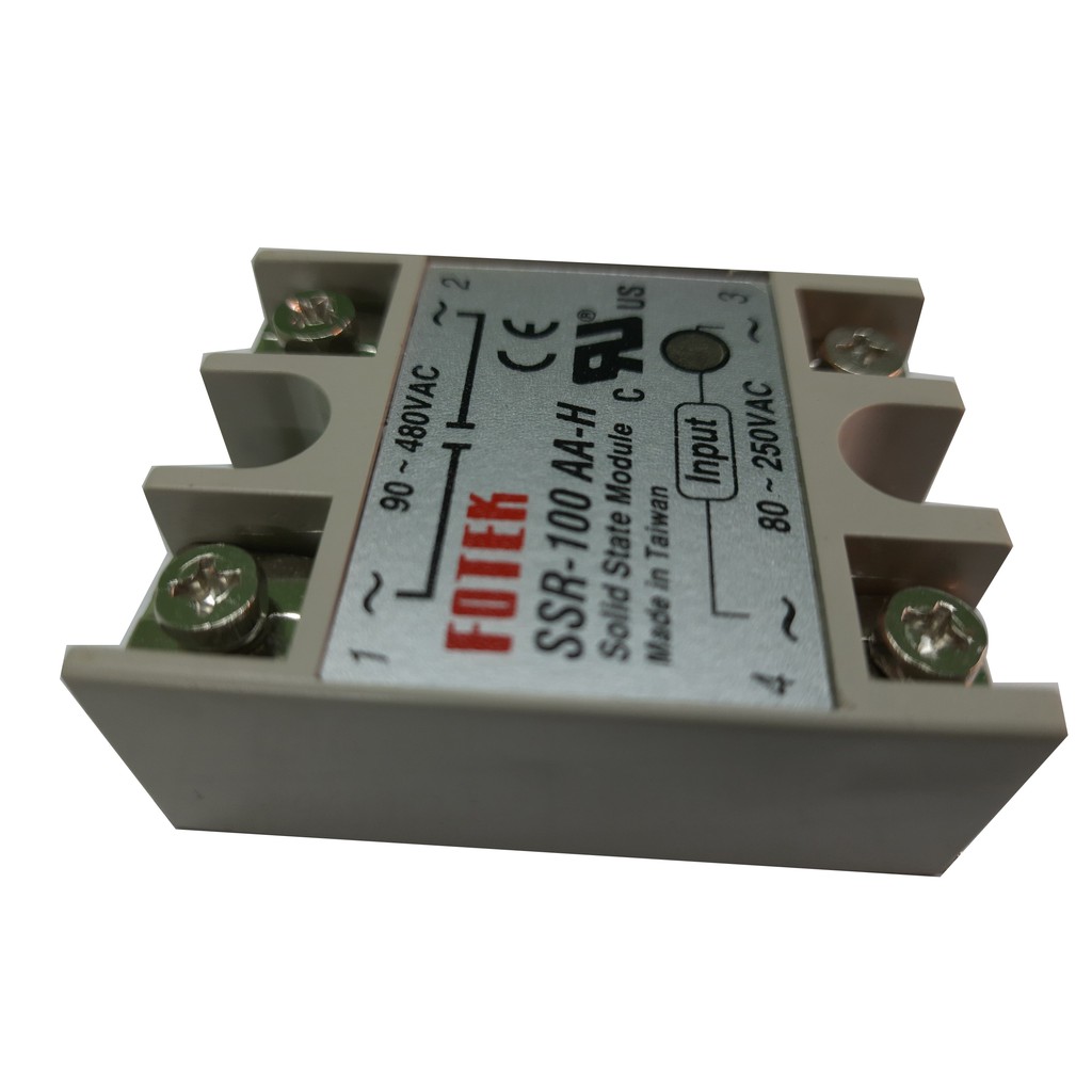 Rơ le bán dẫn fotek SSR 100VA, 100VA-H, 100AA, 100AA-H, 100DA, 100DA-H chuyên dụng cho nồi phở bằng điện