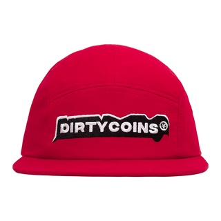 DirtyCoins Nón 5 Panels Cap - Red