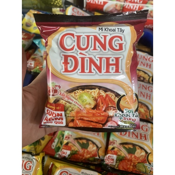 Sét 5 Gói Mì Khoai Tây Cung Đình Đủ Vị 86g