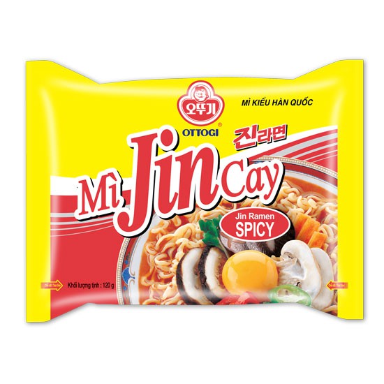 Mì Jin Ramen không cay / cay Ottogi gói 120g | BigBuy360 - bigbuy360.vn