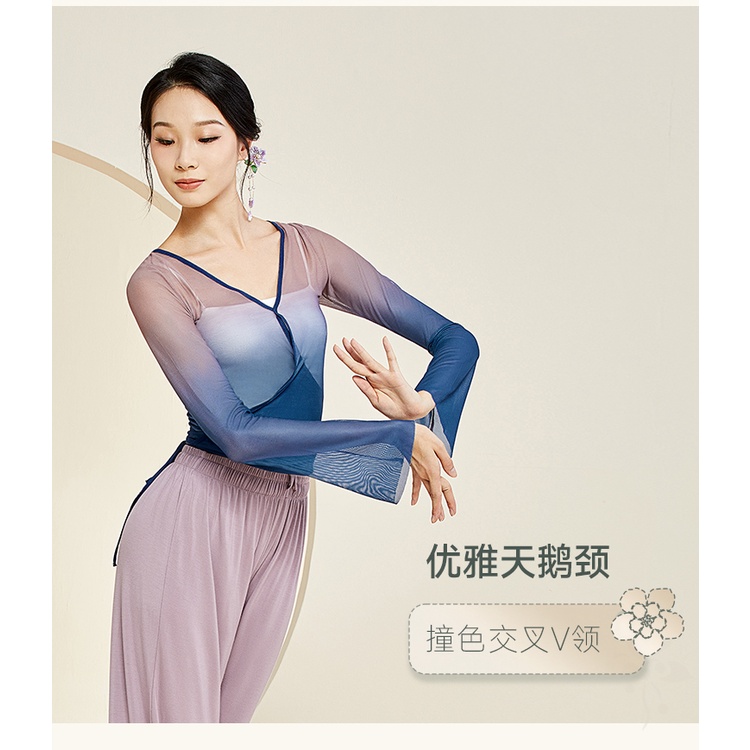 Trang Phục Múa Dân Tộc Trung Hoa Truyền Thống Tay Dài 0759