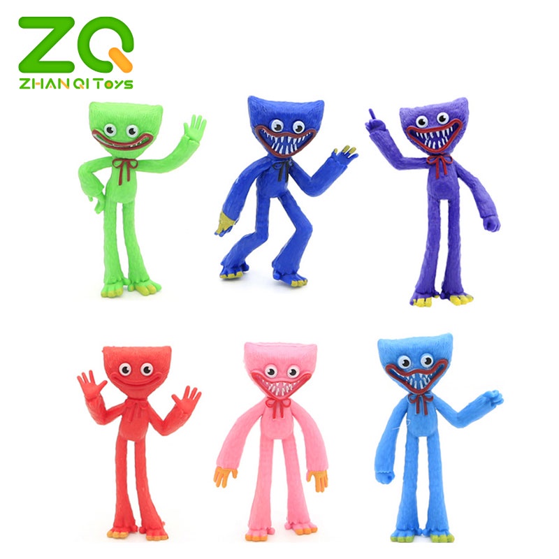 Đồ chơi mô hình ZHANQI TOYS mô phỏng nhân vật Huggy Wuggy trong game Poppy Playtime