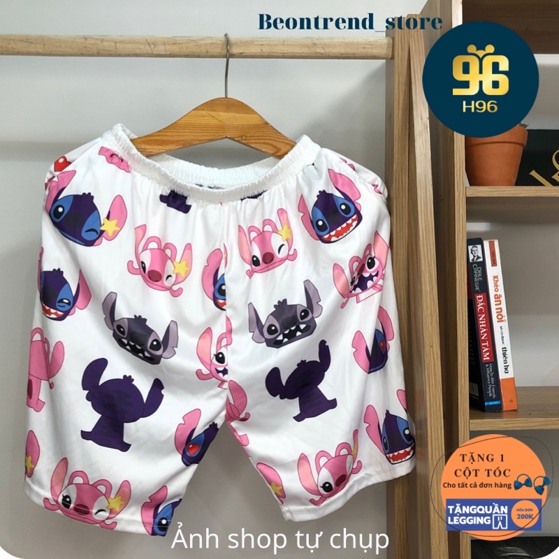 Quần short cartoon unisex ❤️ Quần NHIỀU THÚ nhà nam nữ Freesize