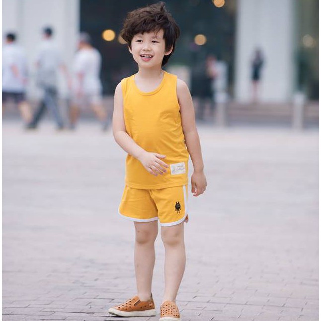 Thanh Lý Hàng Hè__Bộ Ba Lỗ Mùa Hè Cho Bé_Chất cotton mềm mát_Hàng VNXK
