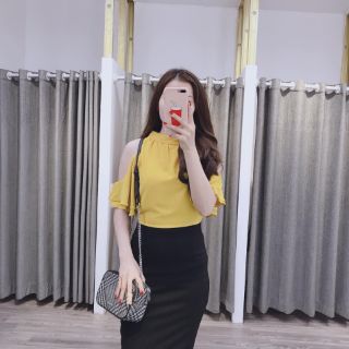 Chân váy bút chì dài
