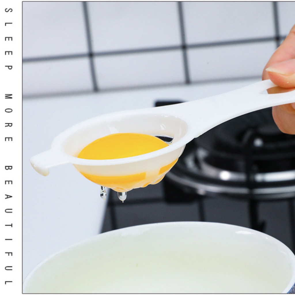 Ray tách lòng đỏ trứng/ dụng cụ tách lòng trắng bằng nhựa giá rẻ đồ dùng phòng bếp