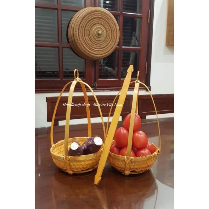 Combo mây tre đan trang trí mâm cỗ trường mầm non