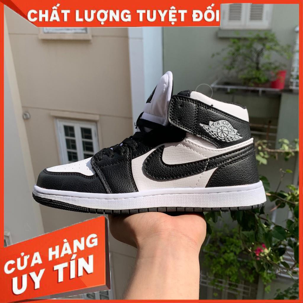 [Xả Kho] Giày JORDAN PANDA, Giày thể thao sneaker Air Jordan panda, JD cao đen trắng cao cấp full box nam nữ