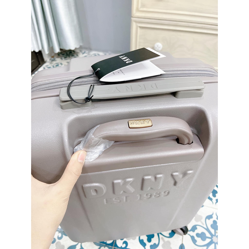 DKNY - Vali DKNY màu ghi - Size to  - Hàng Mỹ