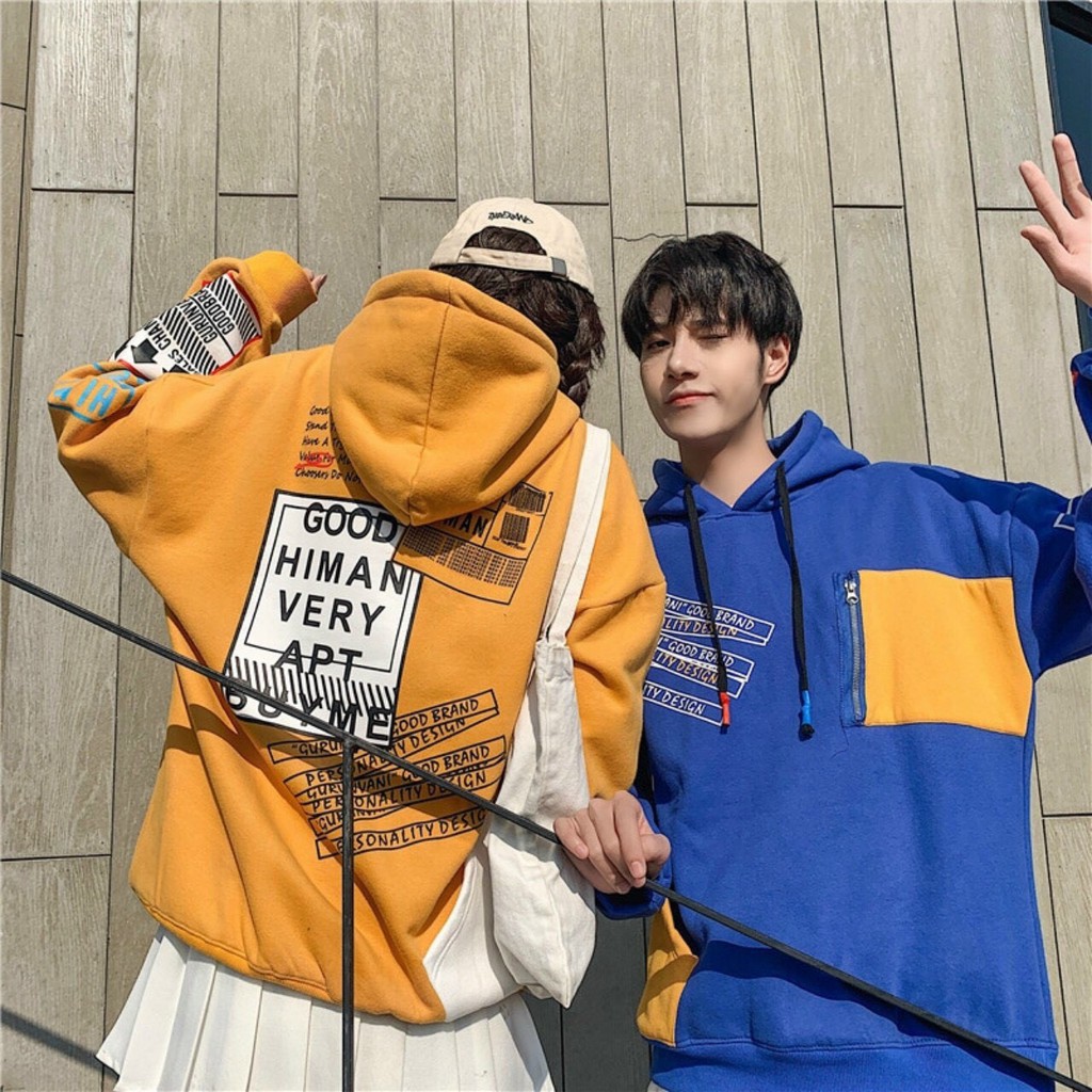 Áo hoodie unisex form rộng chất vải nỉ ngoại dày dặn túi dây kéo cool ngầu cực chất thời trang học đường | BigBuy360 - bigbuy360.vn