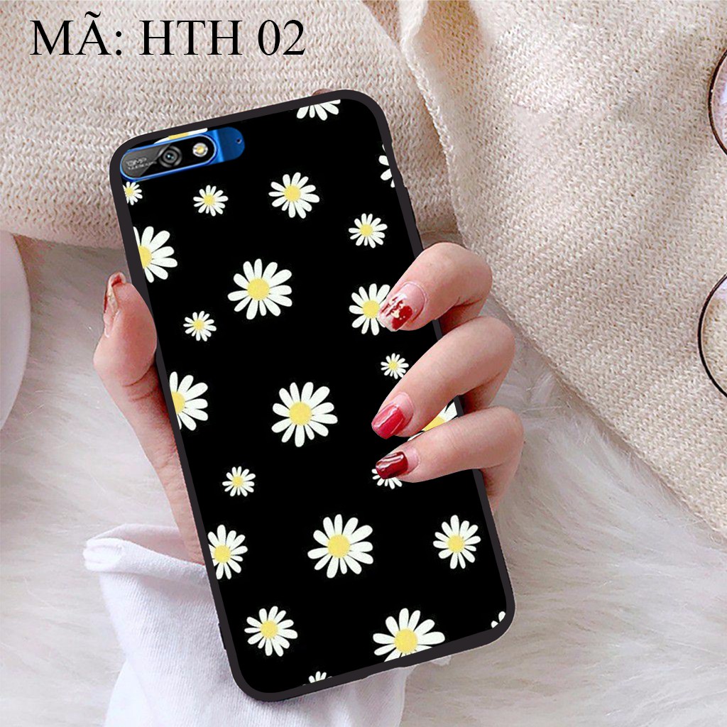 Ốp lưng Huawei Y7 Pro 2018 viền dẻo TPU BST Hoạ Tiết Hoa