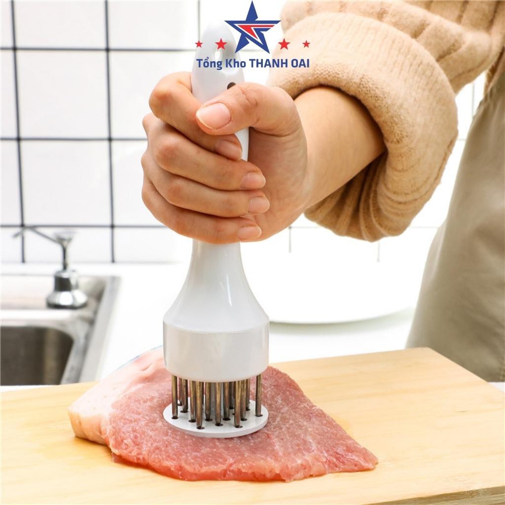 Dụng Cụ Xăm Thịt - Làm Mềm Thịt da dày TIỆN DỤNG cây xăm thịt da dày ĐA NĂNG xăm các loại da, rau củ quả và thực phẩm