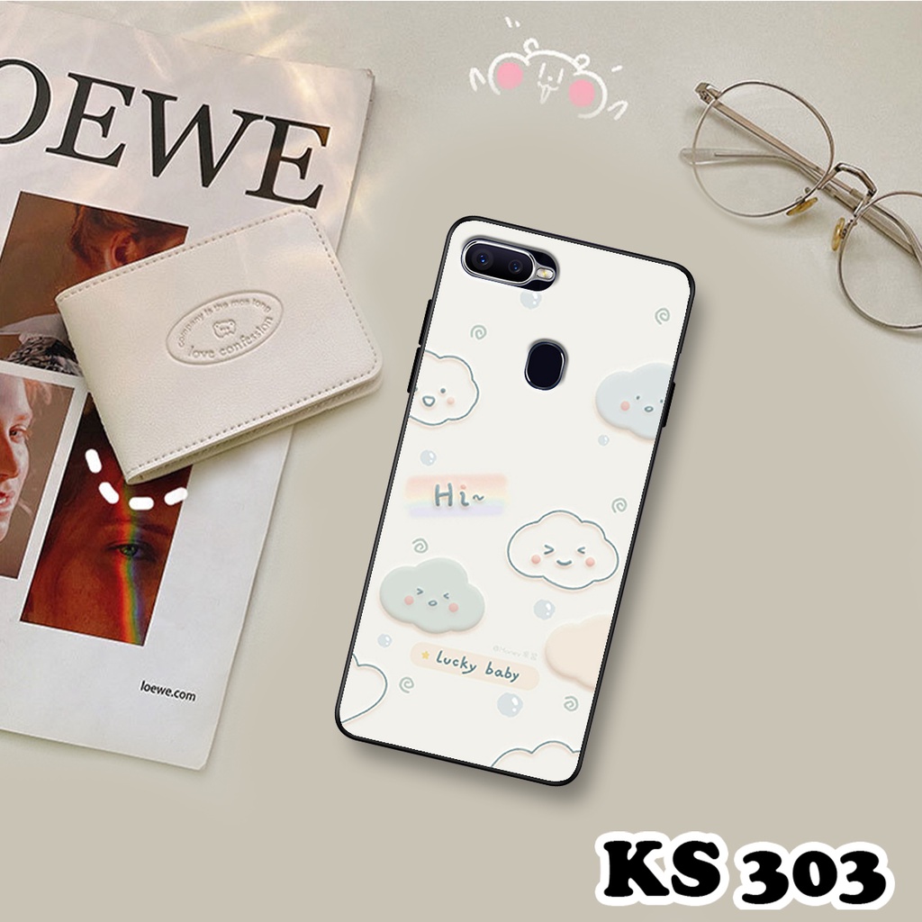 Ốp lưng Oppo F5 - Oppo F5 Youth - Ốp in hình Gấu&amp;Thỏ siêu xinh - Lưng nhám viền TPU