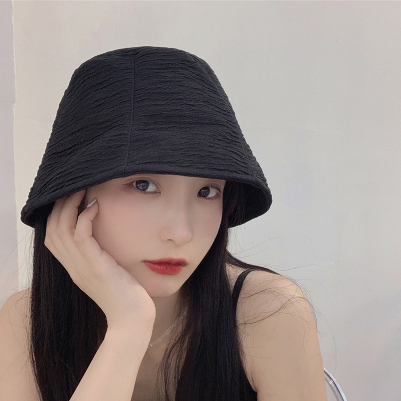 Mũ tai bèo che nắng chống gió màu trơn 56-58cm nhẹ nhàng phong cách cổ điển dành cho bạn nữ