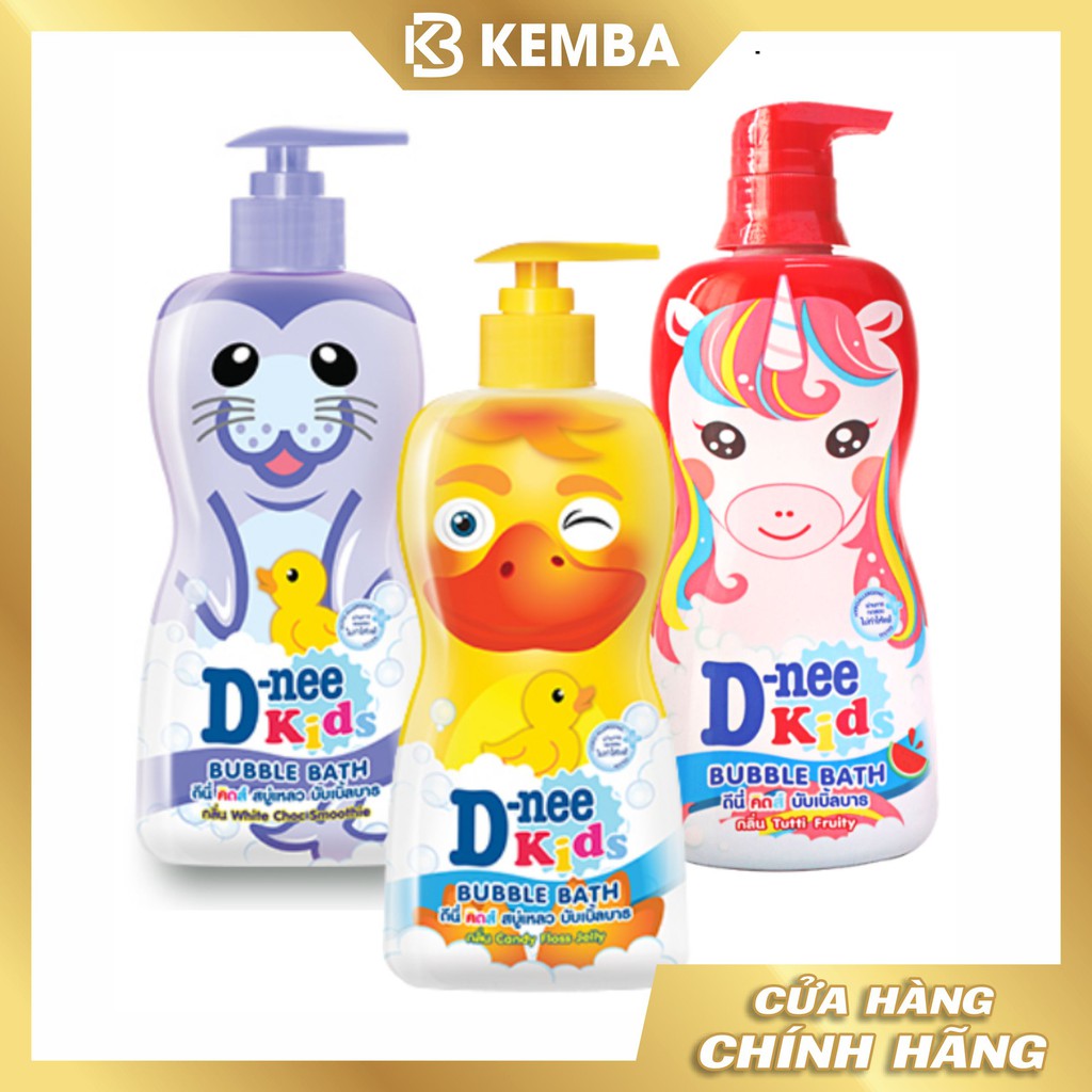 Sữa tắm Dnee Kid cho bé Thái Lan hình thú 400ml KemBa