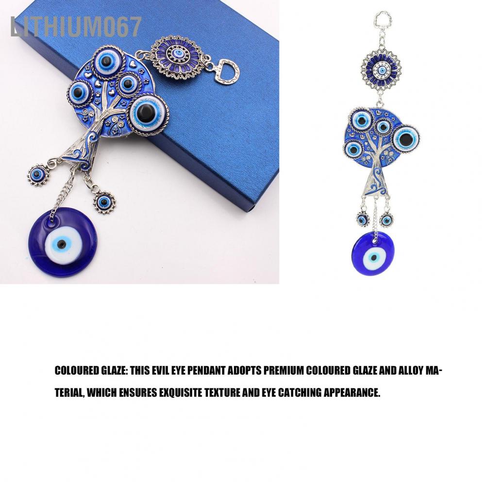 Mặt Dây Chuyền Hợp Kim Tráng Men Hình Mắt Quỷ Thiết Kế Độc Đáo