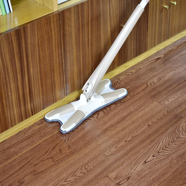 Cây lau nhà chữ X thông minh đầu xoay 360 độ tiện ích có bông lau sợi microfiber mềm mịn thấm hút tốt