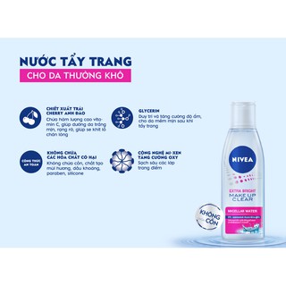 Nước Tẩy Trang Nivea Micellar Water