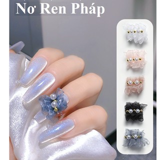 Nơ Ren Kiểu Pháp Cổ Tích Trang Trí Móng NZ07