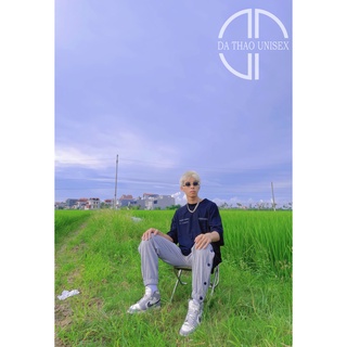 Quần JOGGER Nỉ Cúc Dọc, Quần Unisex