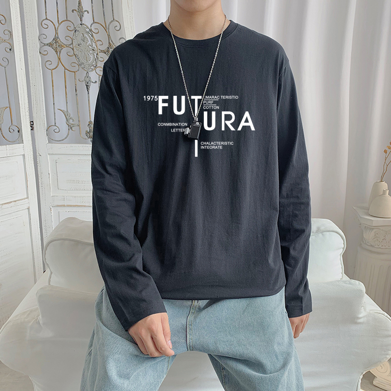 Áo thun Cotton đen dài tay M-5XL | BigBuy360 - bigbuy360.vn