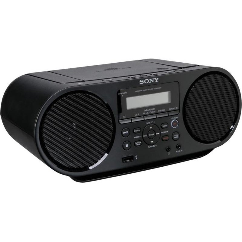 Máy Cassette CD có Bluetooth/NFC Sony ZS-RS60BT - Hàng chính hãng - Bảo hành 12 tháng