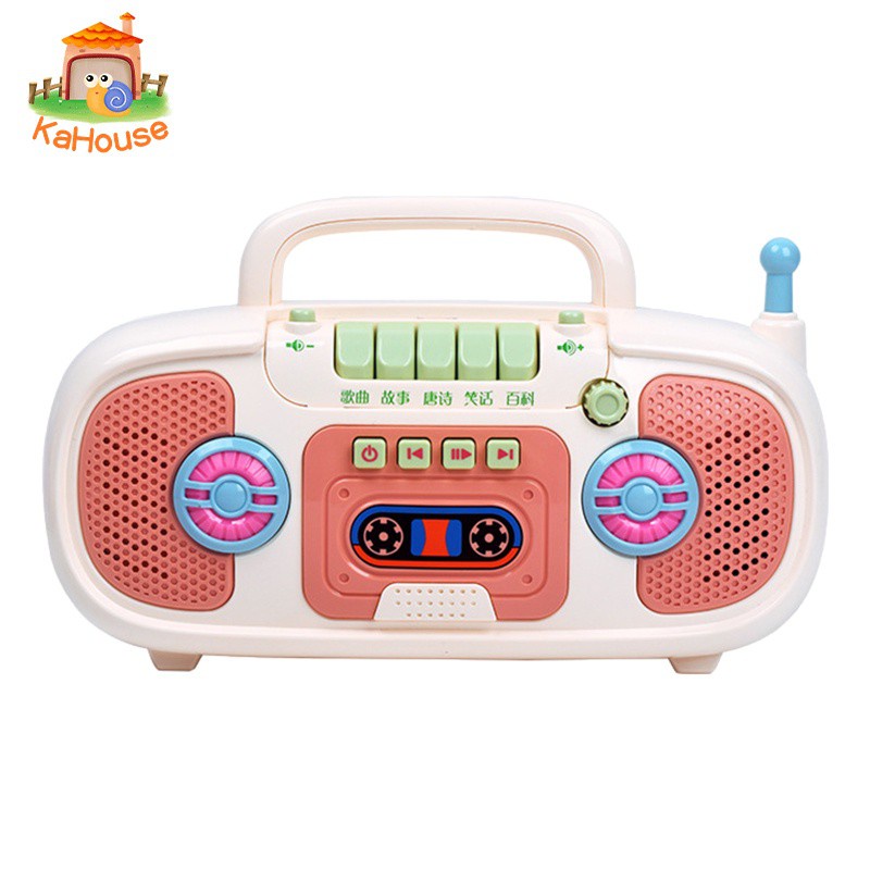 Đồ Chơi Giáo Dục Hình Radio Kể Chuyện Cho Bé 8-48 Tháng